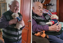 Granddaughter Gives Her 96 Y.O. Grandpa A Puppy, Sees His Remarkable Transformation
